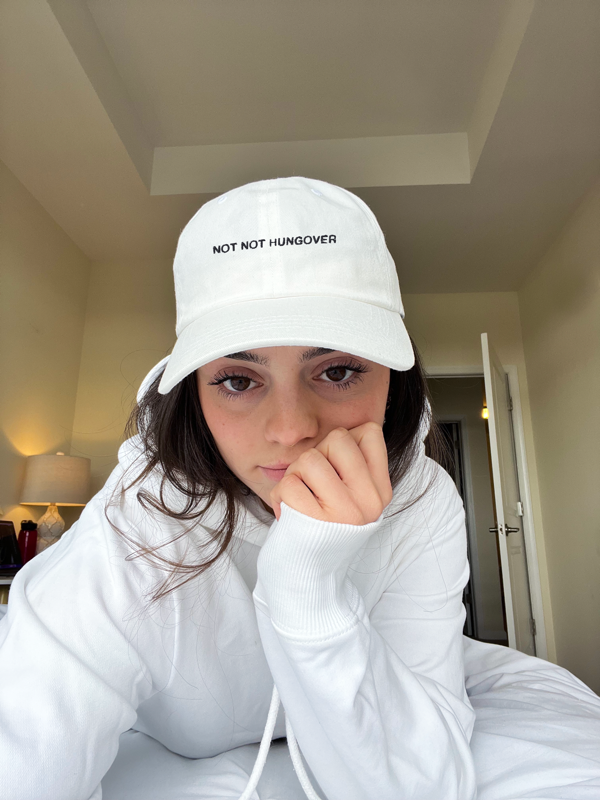 White cap for 2024 girl